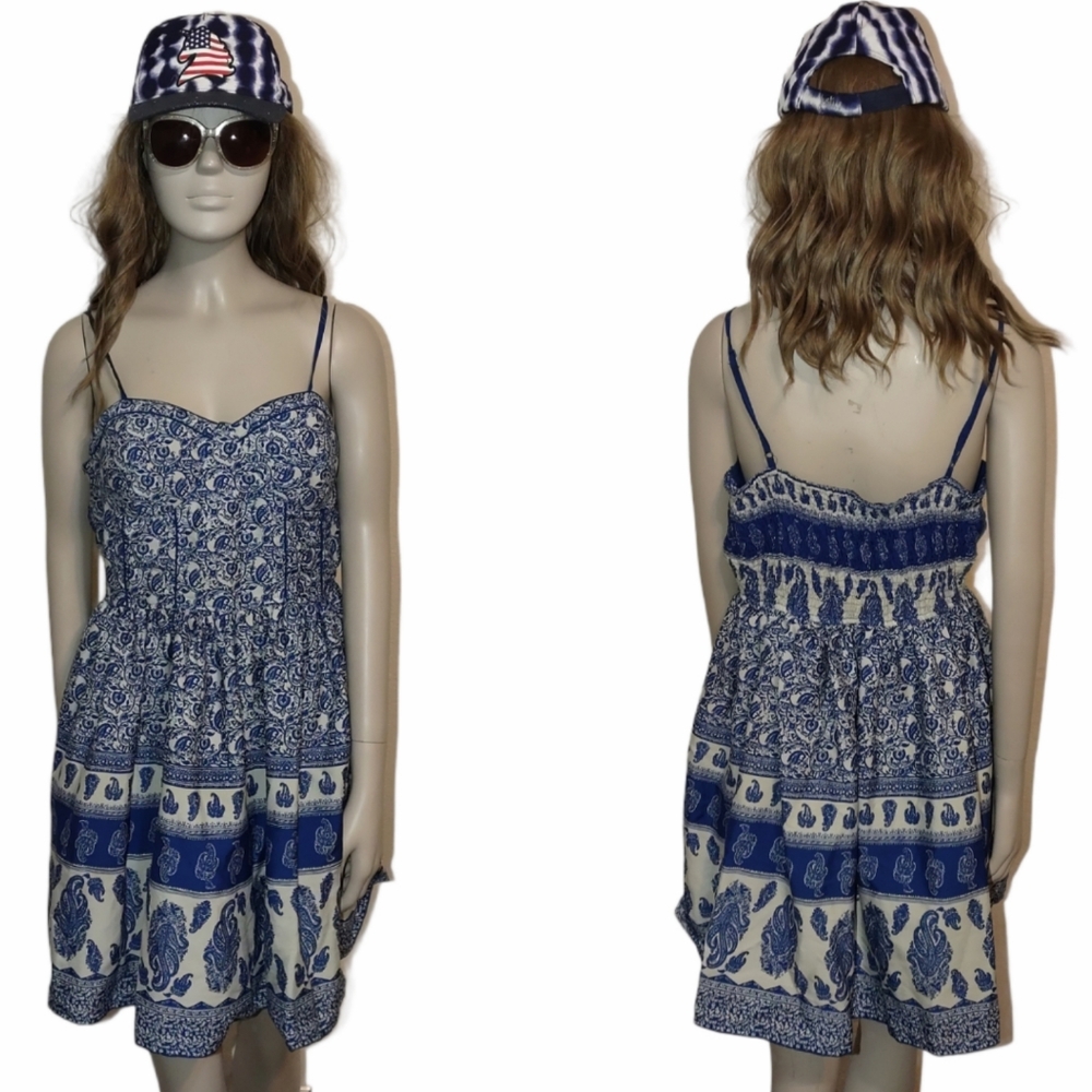 4/$20 • AMERICAN RAG • Bohemian Spaghetti Strap Mini Dress